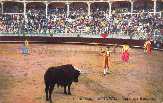 74014179 Corrida de Toros Stierkampf Bullfight-- Appel aux Banderilles