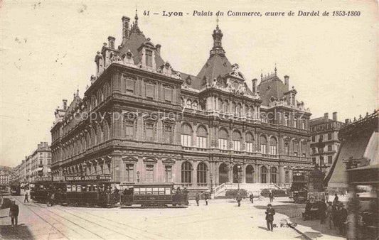 74019956 Strassenbahn Tramway-- Lyon Palais du Commerce