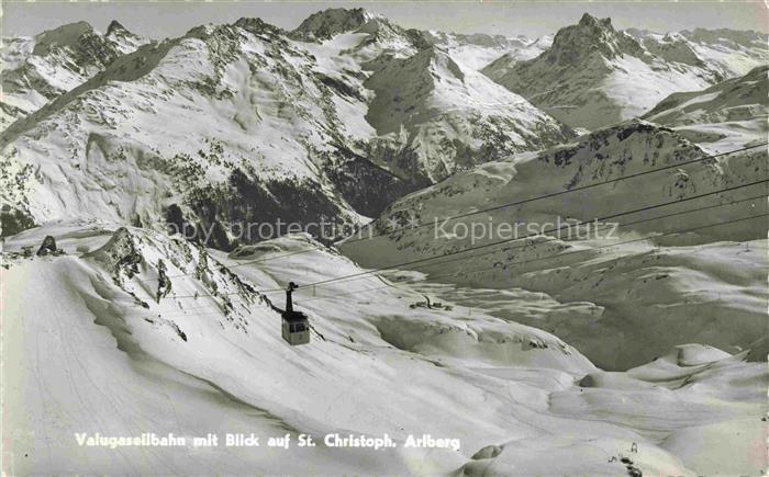 74019967 Seilbahn Cable-Car Telepherique Valuga St. Christoph Arlberg