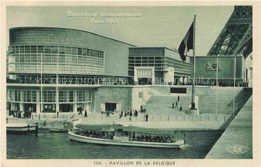 74020351 Exposition Internationale Paris 1937 Pavillon de la Belgique France