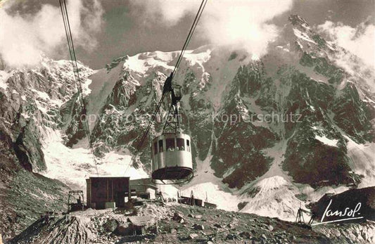 74020707 Seilbahn Cable-Car Telepherique Chamonix Mont Blanc Frankreich