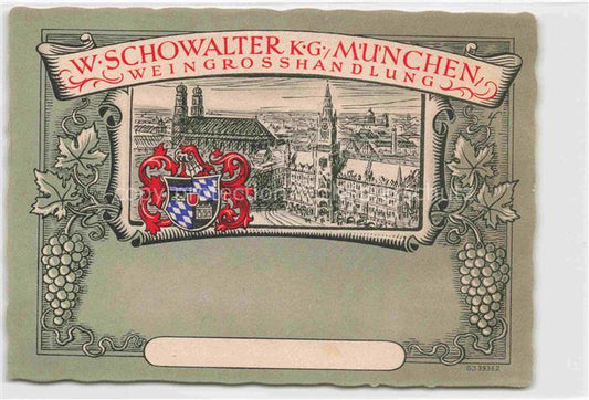 74024596 Wein Wine Vin Vino-- W.Schowalter Muenchen