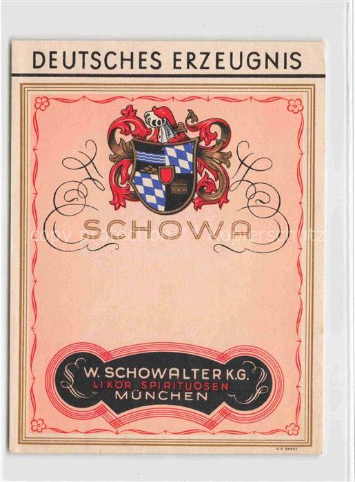 74024601 Wein Wine Vin Vino-- W.Schowalter Muenchen Schowa