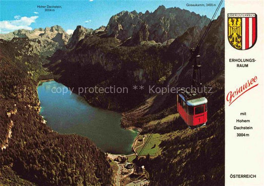 74020924 Seilbahn Cable-Car Telepherique Gosausee Dachstein Gosaukammbahn