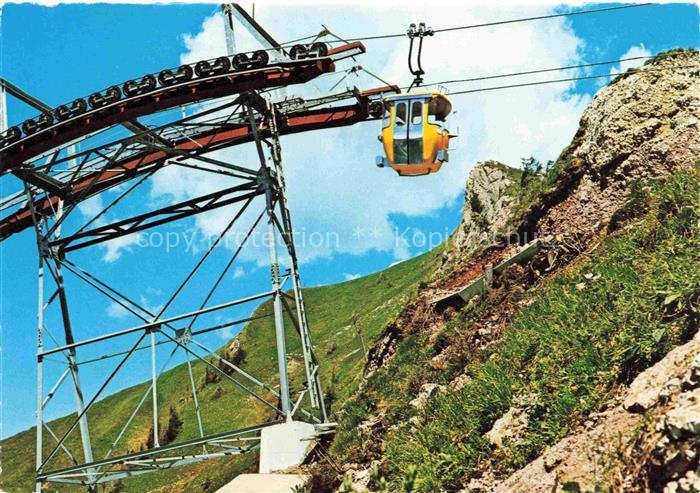 74021438 Seilbahn Cable-Car Telepherique Hochgratbahn Oberstaufen Steibis Allgae