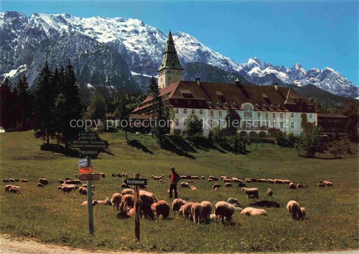 74021441 Schaeferei Sheperding Bergerie-- Schloss Elmau Wettersteingebirge