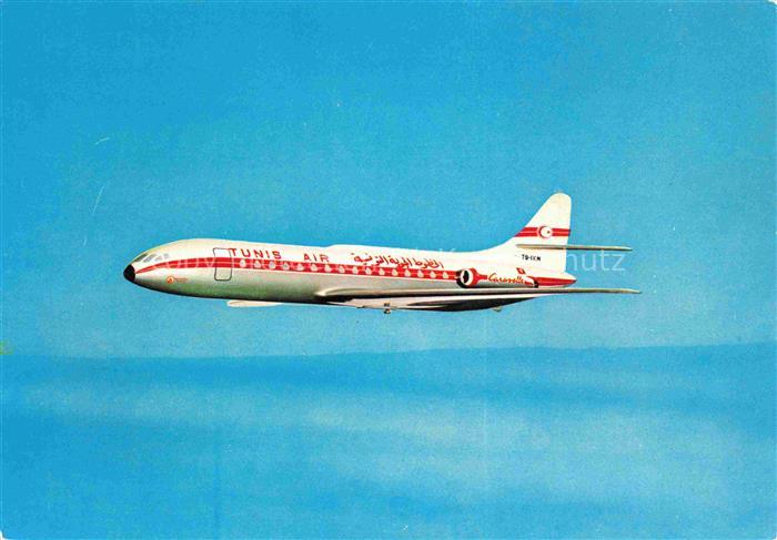 74021950 Flugzeuge Zivil Caravelle Tunis air