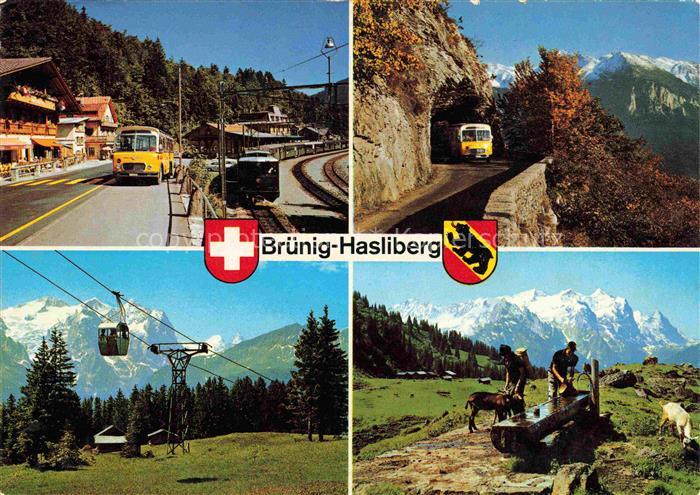 74021964 Postbus Postauto Omnibus Bruenig Hasliberg Gondelbahn Kaeserstatt