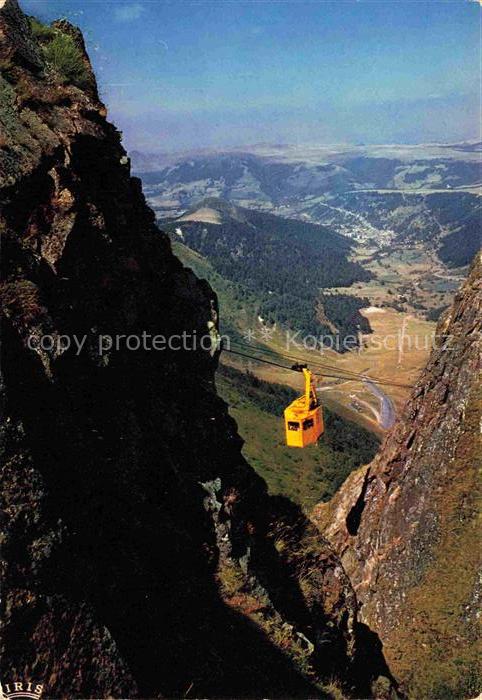 74021973 Seilbahn Cable-Car Telepherique L'Auvergne Vallee Mont Dore Sancy