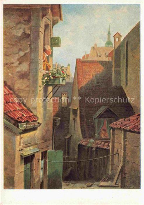 74022512 Spitzweg Carl Kuenstlerkarte Hypochonder