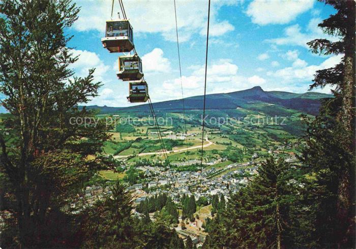 74022515 Seilbahn Cable-Car Telepherique Bourboule Bannd d'Ordance