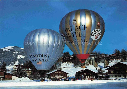 74022528 Heissluftballon Palace Hotel Gstaad Schweiz