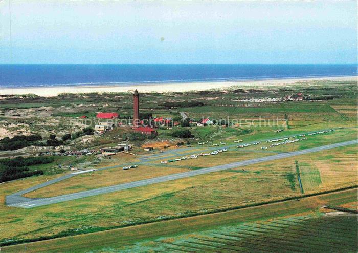 74023250 Leuchtturm Lighthouse Faro Phare-- Flugplatz Nordseebad Norderney