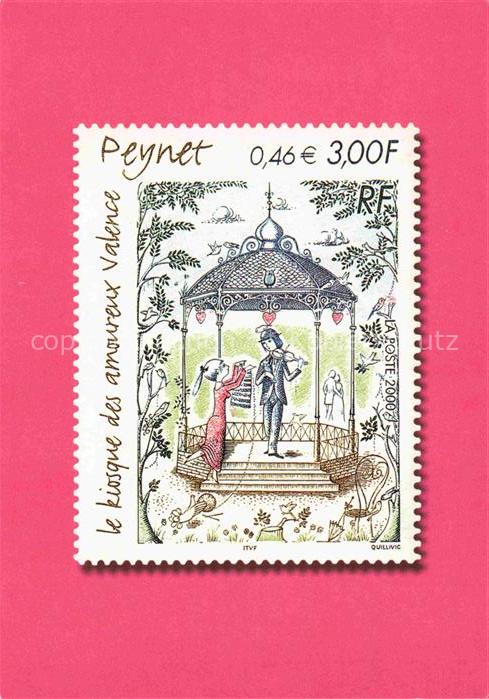 74025005 Briefmarken auf Postkarte Timbres Postage Francobollo-- Valence