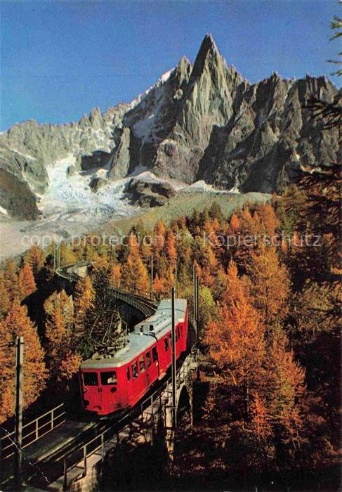 74024098 Eisenbahn Railway Chemin de Fer Pays Mont Blanc