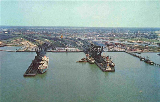 74024227 Newport News Harbour at James River aerial view