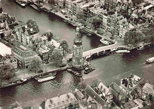 74024514 Amsterdam  NL Montelbaan Tower aerial view