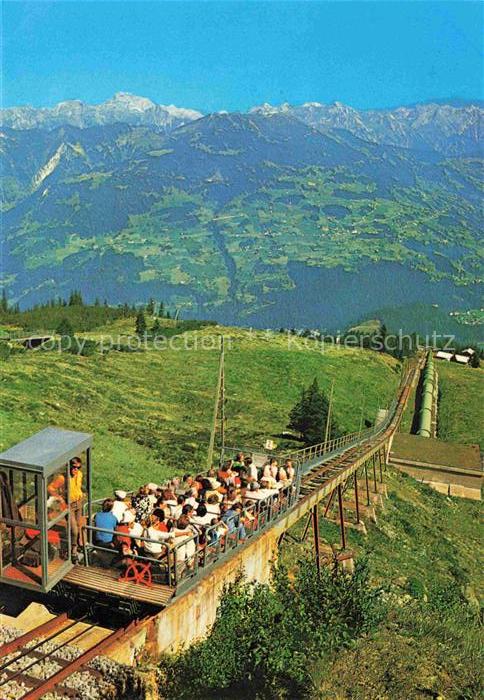 74025015 Golm Tschagguns Vorarlberg AT Golmerbahn Alpenpanorama Montafon