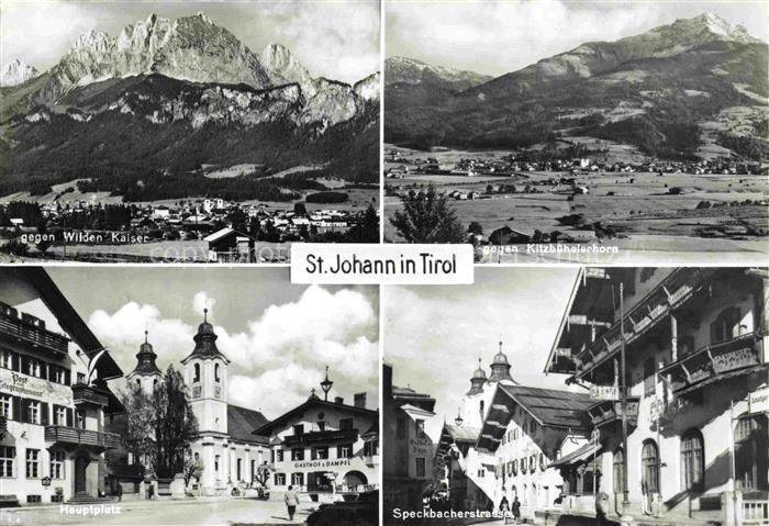 74025164 St Johann Tirol AT Panorama Blick gegen Wilden Kaiser Kitzbuehelerhorn