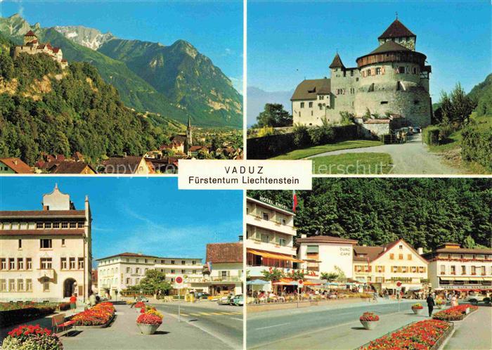 74025483 Vaduz Liechtenstein FL Teilansichten Schloss Hauptstrasse