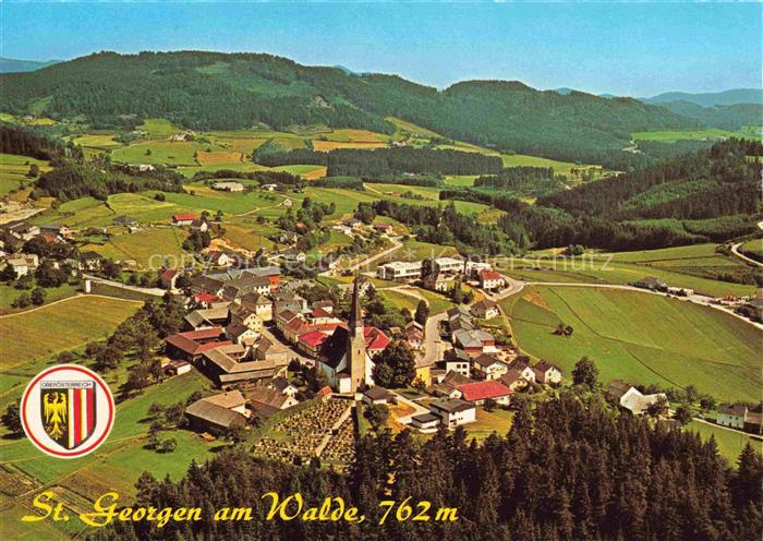 74025829 St Georgen Walde Panorama Erholungsdorf im Muehlviertel