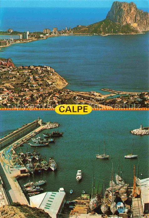 74026200 Calpe Calp Alicante ES Vistas parciales Puerto vista aérea