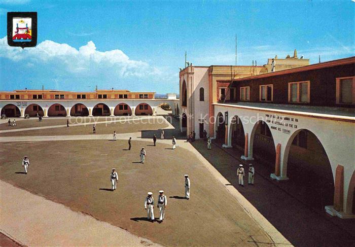 74026207 San Fernando CADIZ Andalucia ES Patio del Cuartel de Instrucción de Mar