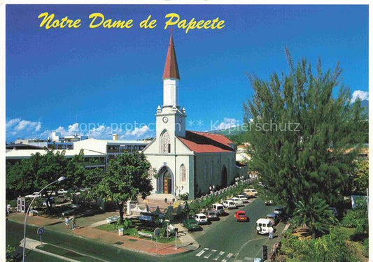 74026435 Tahiti Polynesia Cathedral Notre Dame de Papeete