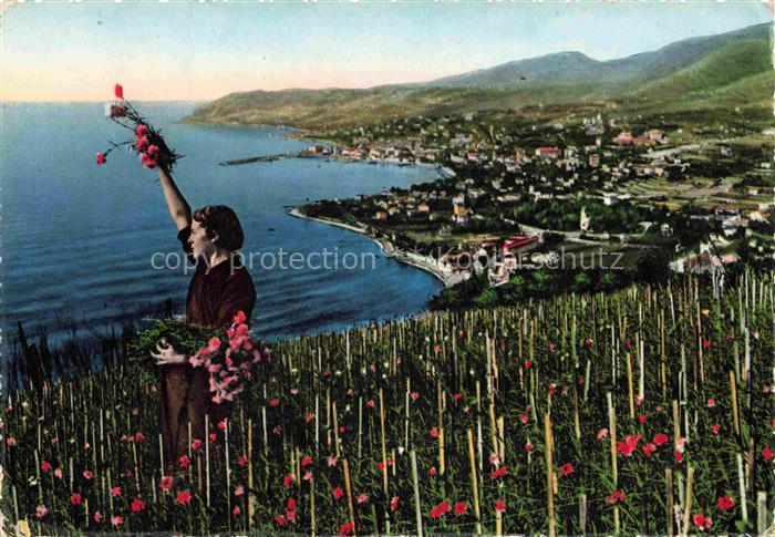 74026541 San Remo SANREMO Liguria IT Terra dei fiori Blumenland Kuestenpanorama