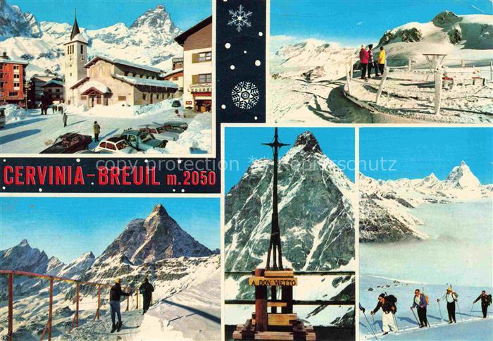 74026899 Cervinia Breuil-Cervinia Aosta IT La chiesetta Piccolo Cervino Plateau