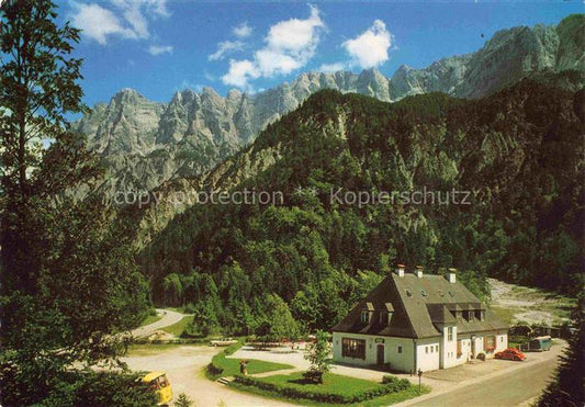 74027173 Johnsbach Steiermark AT Alpengasthof Zur Bachbruecke im Gesaeuse gegen