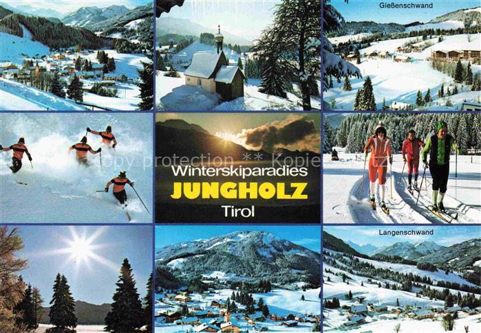 74027174 Jungholz Tirol AT und Umgebung Winterpanorama Skilanglauf Tiefschneefah