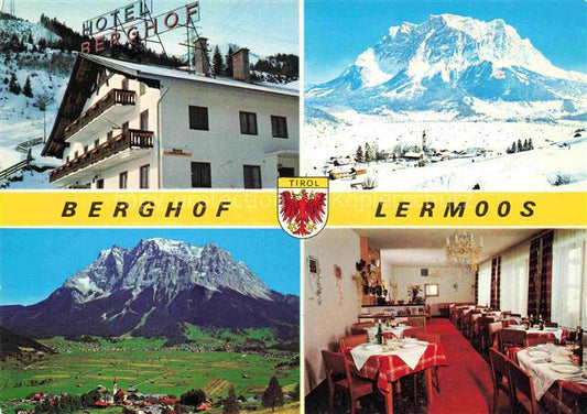 74027555 Lermoos Tirol AT Hotel Berghof Restaurant Panorama Zugspitz Wetterstein