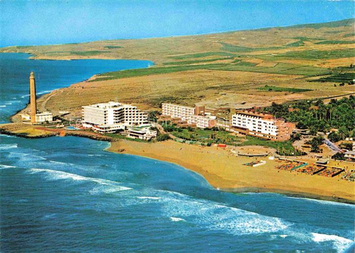 74027668 Maspalomas Gran Canaria ES Vista aérea de la playa y hoteles