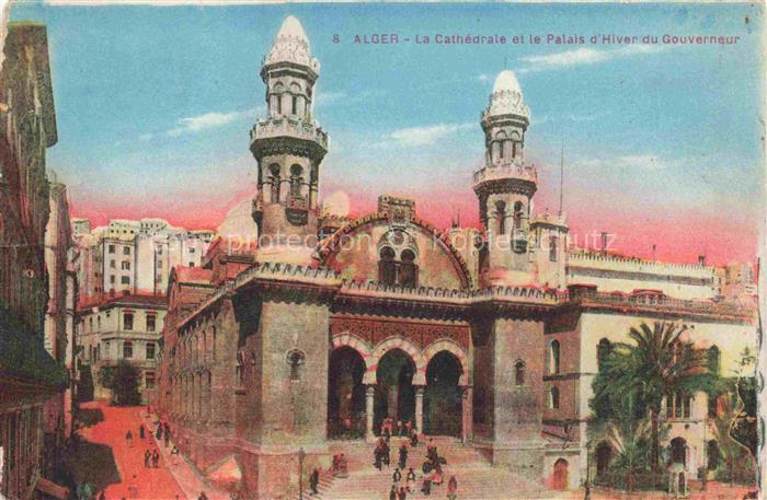 74027699 ALGER  Algerie La Cathédrale et Palais d'Hiver du Gouverneur