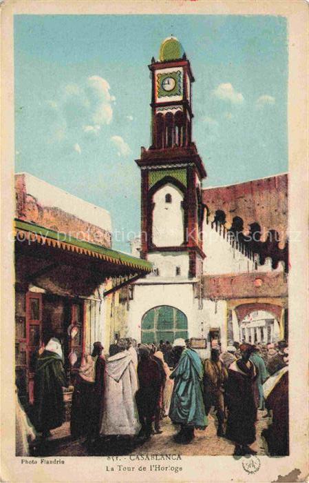 74029104 CASABLANCA Maroc Tour de l'Horloge