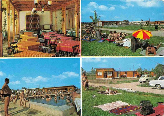 74028384 Moravske Toplice Slovenia Ferienpark Restaurant Bungalows Freibad