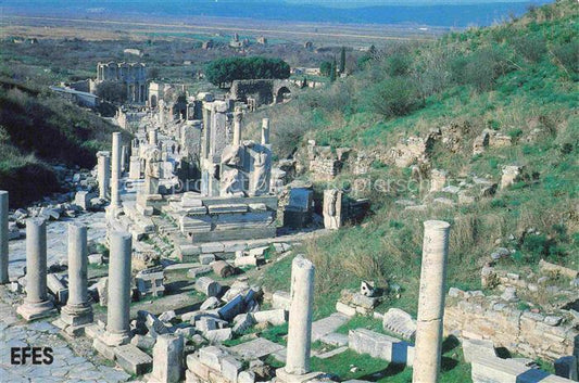 74028385 Efes TK Ephesus great theatre Ruinen Antike Staette