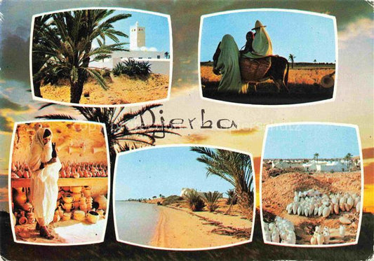 74028579 Djerba Jerba Tunesie Teilansichten Strand