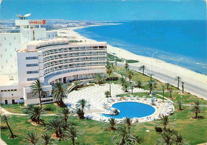 74029306 SOUssE  Tunesie Hôtel El Hana et la plage vue aérienne