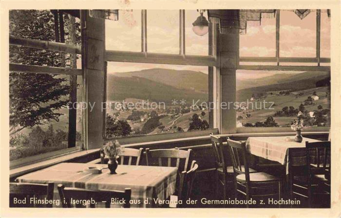 74029870 Bad Flinsberg Swieradow Zdroj PL Blick aus der Veranda der Germaniabaud