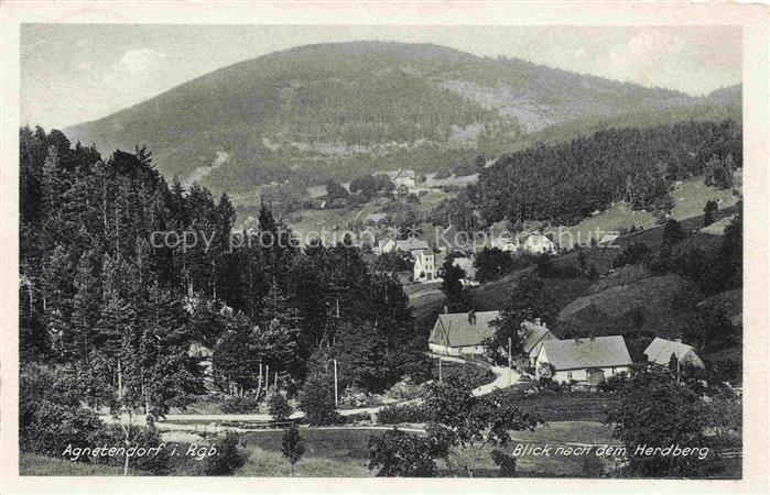 74029995 Agnetendorf  Jagniatkow Jelenia Gora Riesengebirge PL Panorama Blick na