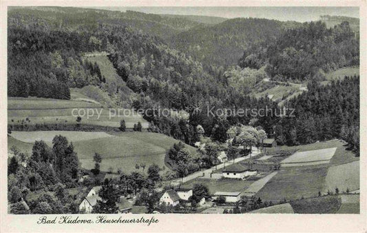 74030322 Bad Kudowa Kudowa-Zdroj Niederschlesien PL Panorama Heuscheuerstrasse