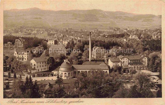 74030330 Bad Kudowa Kudowa-Zdroj Niederschlesien PL Panorama Ausblick vom Schlos