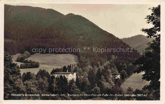 74030356 Goerbersdorf  Sokolowsko Schlesien PL Dr. Roemplers Sanatorium Kurhaus