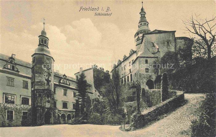 74030507 Friedland Schloss Boehmen Frydlant v Cechach CZ Schloss Schlosshof