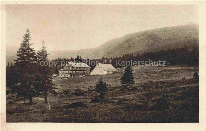 74030514 Brueckenberg Krummhuebel Riesengebirge PL Schlingelbaude Serie Deutsche