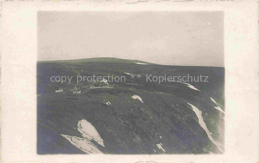 74030520 Riesenbaude Obri Bouda Schneekoppe PL Landschaftspanorama Bergbaude