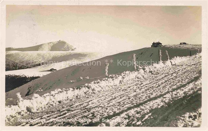 74031329 Krummhuebel Karpacz Riesengebirge PL Prinz Heinrich Baude mit Schneekop