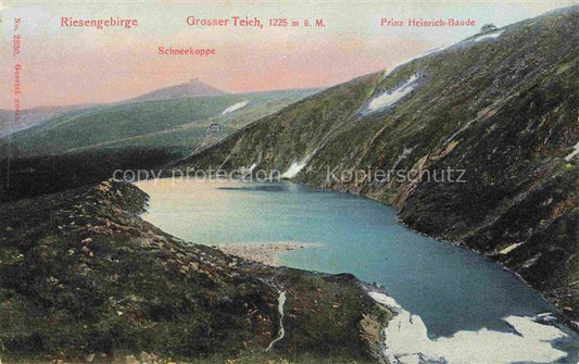 74031340 Krummhuebel Karpacz Riesengebirge PL Panorama Grosser Teich Prinz Heinr